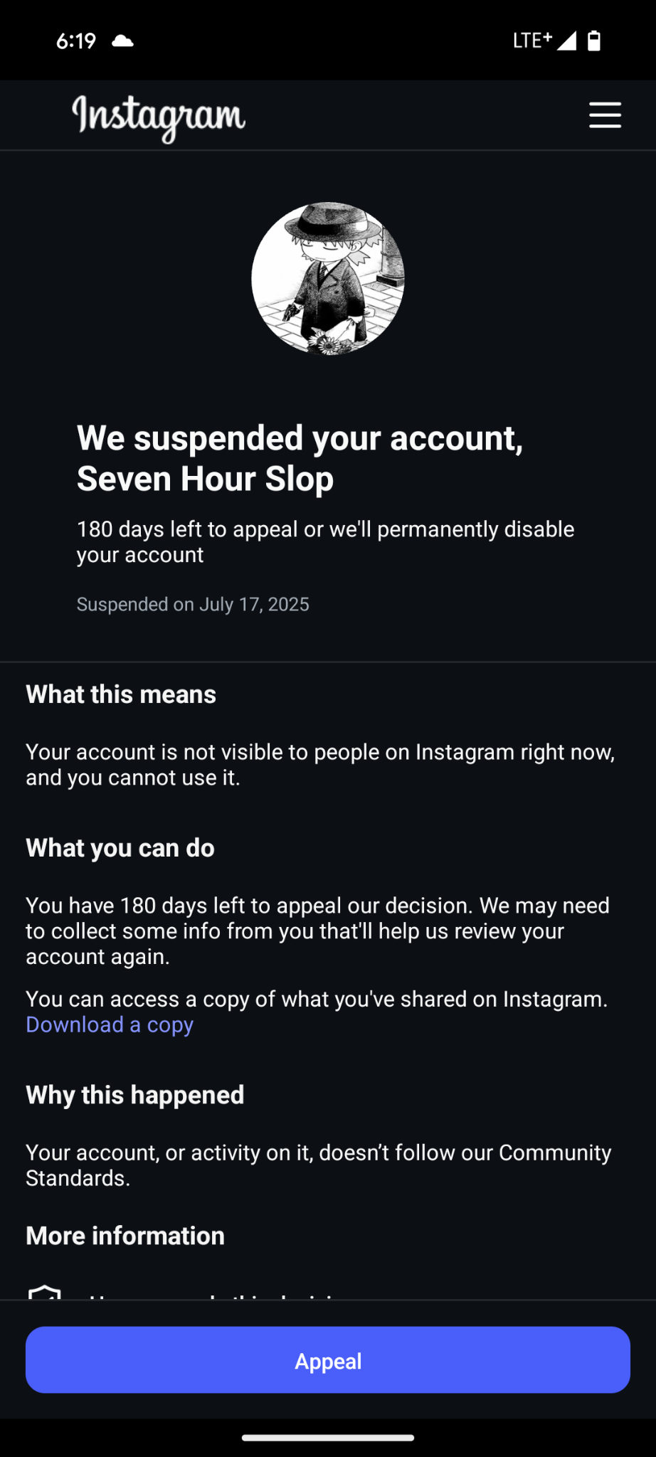 [ 7HS INSTA BAN 2 ]